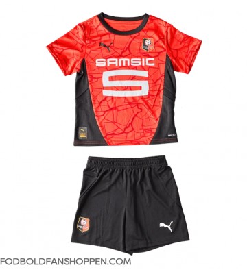 Stade Rennais Hjemmebanetrøje Børn 2024-25 Kortærmet (+ Korte bukser)